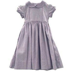 Strasburg Lavender Dress Easter Spring Girls Peter Pan Collar SZ 2Y